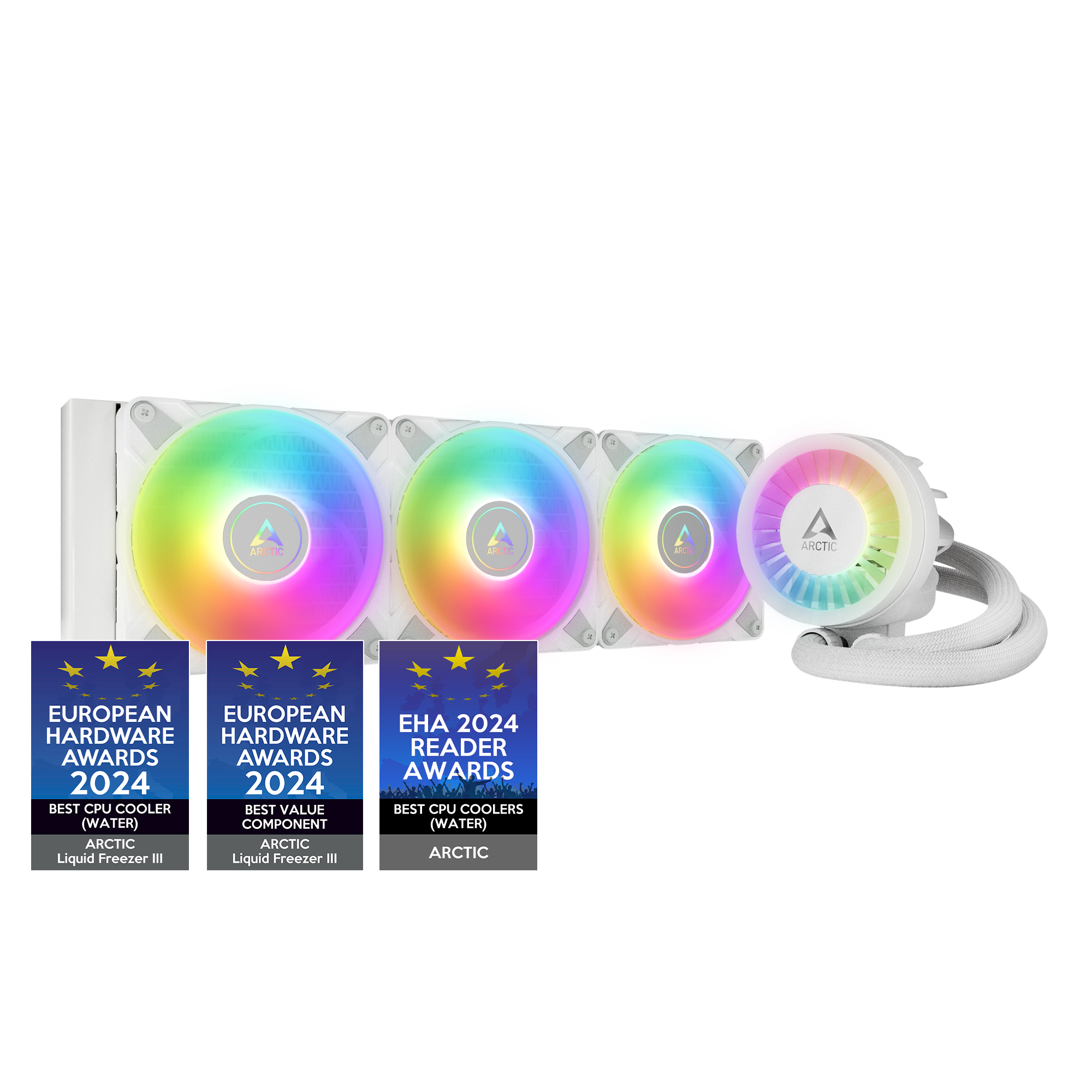 PC用ファン・クーラー ARCTIC Liquid Freezer III 360 A-RGB WH ARCTIC LIQUID FREEZER III-360 A-RGB (WHITE)– Vishal Peripherals