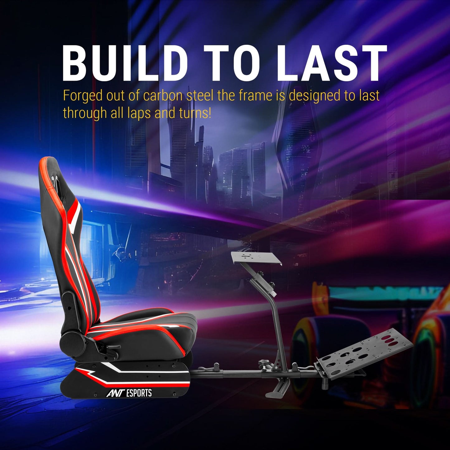 ANT ESPORTS RC200 CORSA RACING COCKPIT (BLACK - RED)