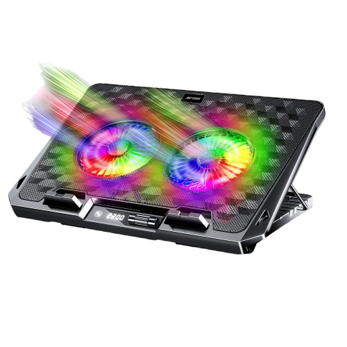 ANT ESPORTS NC281 GAMING LAPTOP COOLING PAD WITH 2 FANS