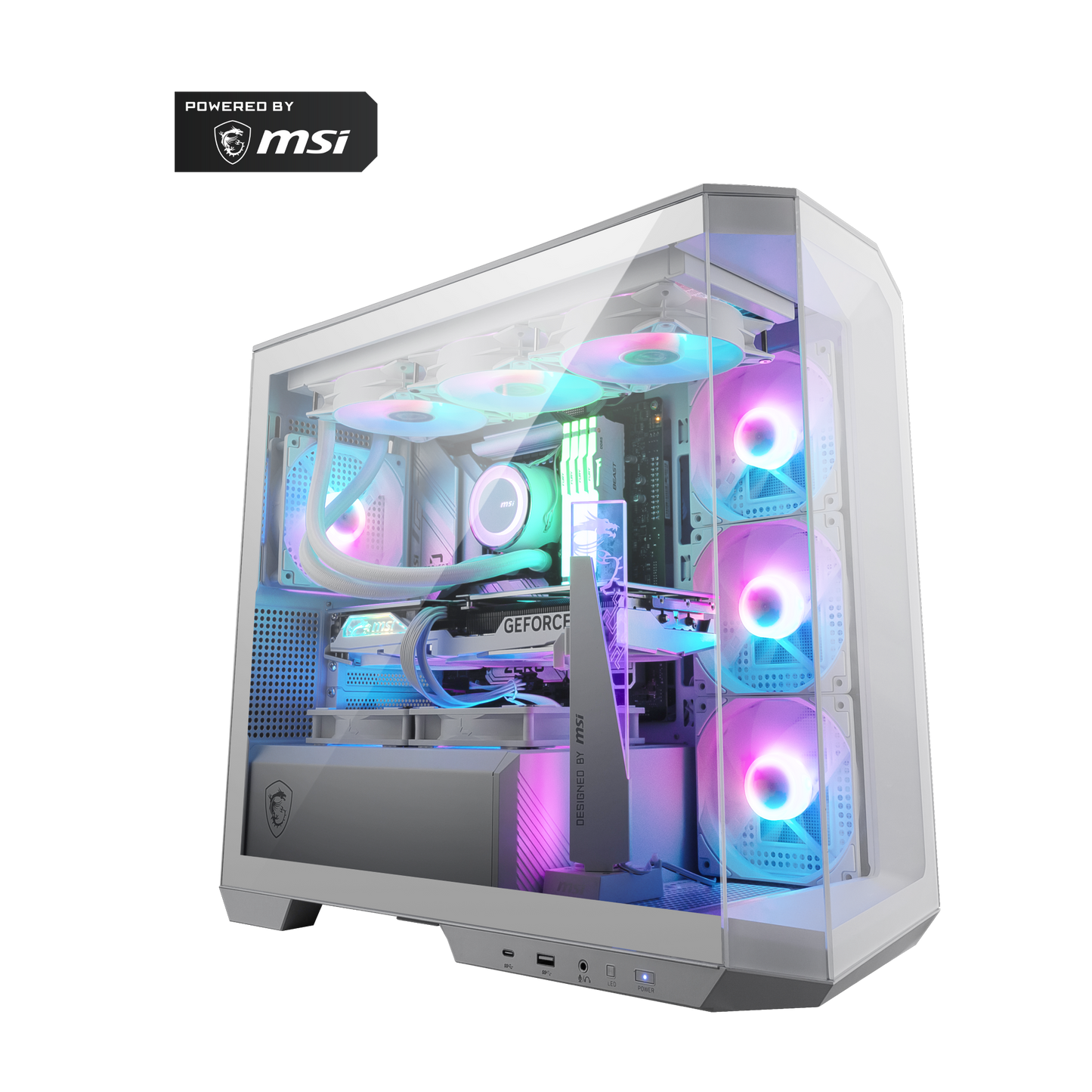 MSI EDGE TI RTX 5080 - Ryzen 7 9800X3D White Edition