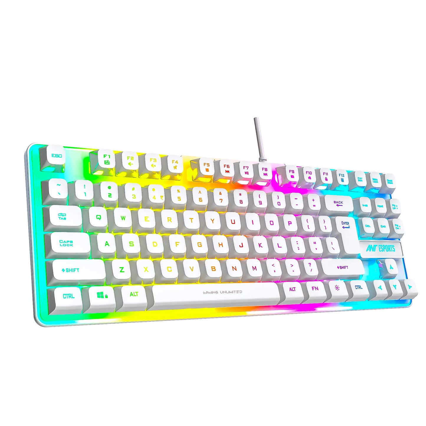 ANT ESPORTS MK700 V2 TKL BACKLIT GAMING KEYBOARD (MERCURY)