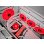 CORSAIR ML ELITE SERIES, ML120 LED ELITE WHITE, 120MM MAGNETIC LEVITATION RED LED FAN WITH AIRGUIDE, SINGLE PACK