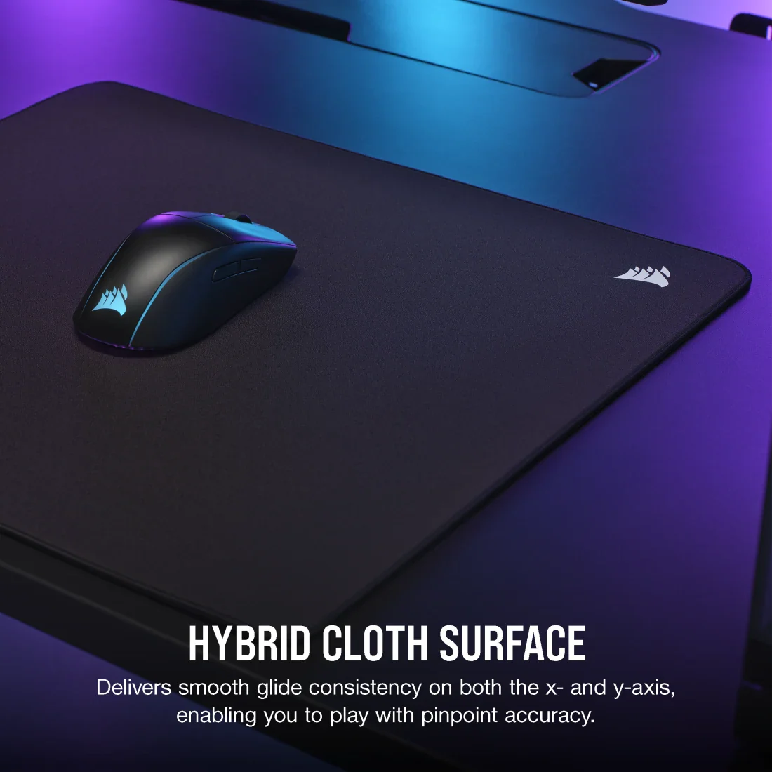 CORSAIR MM500 V2 HYBRID CLOTH GAMING MOUSE PAD - L CH-941B161-WW