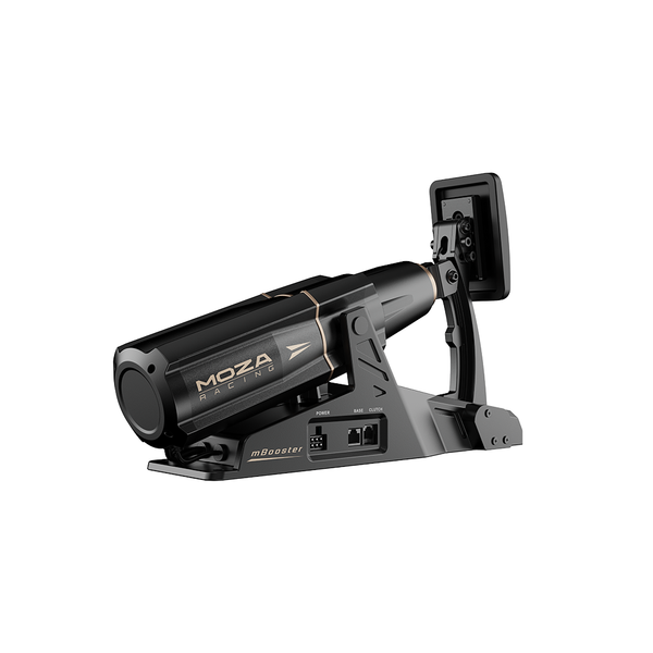 MOZA mBooster Active Pedal, Active Force Feedback Sim Racing Pedal, Dual 200kg Load Cell, 21-bit Magnetic Encoder
