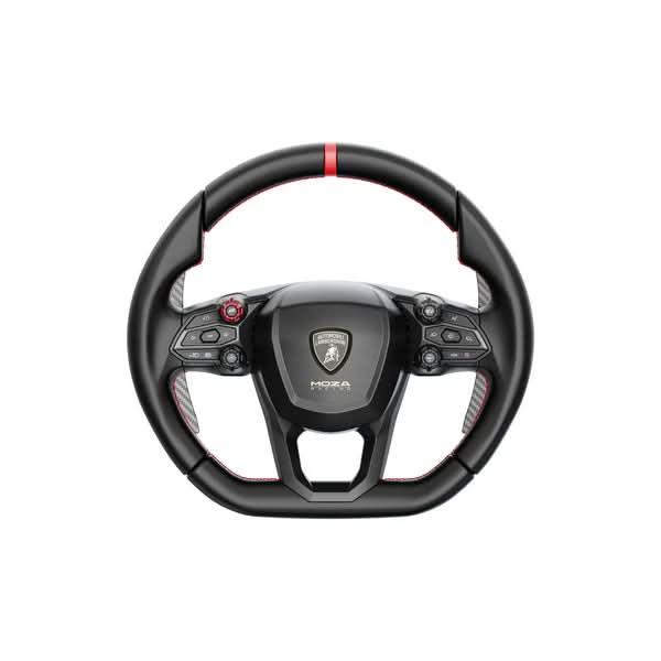 MOZA Racing Revuelto Sim Racing Steering Wheel, Official Lamborghini Replica