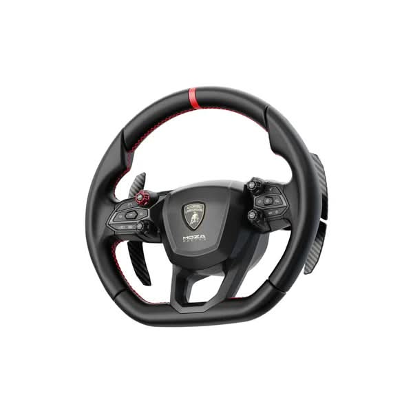 MOZA Racing Revuelto Sim Racing Steering Wheel, Official Lamborghini Replica