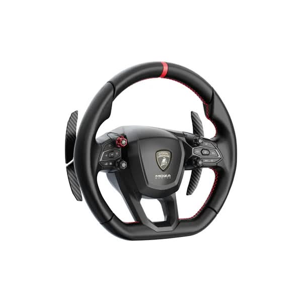 MOZA Racing Revuelto Sim Racing Steering Wheel, Official Lamborghini Replica