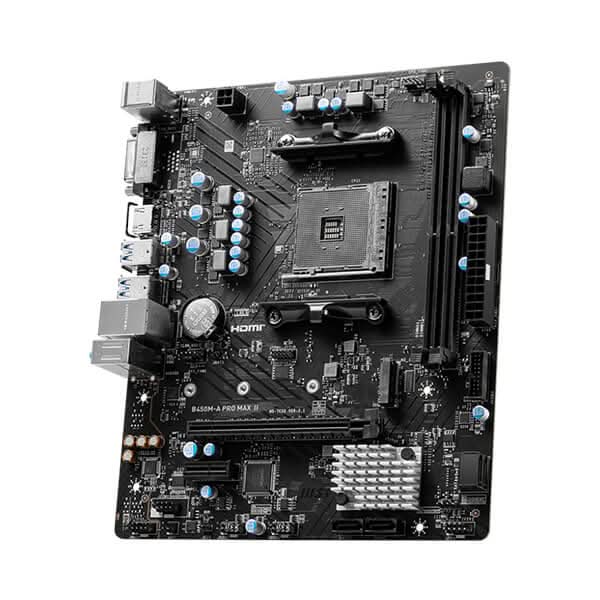 MSI B450M-A Pro Max II AMD AM4 DDR4 Micro-ATX Motherboard