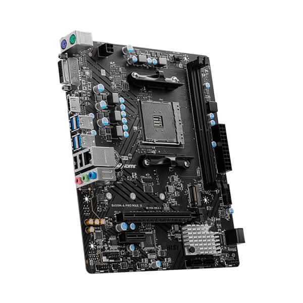 MSI B450M-A Pro Max II AMD AM4 DDR4 Micro-ATX Motherboard