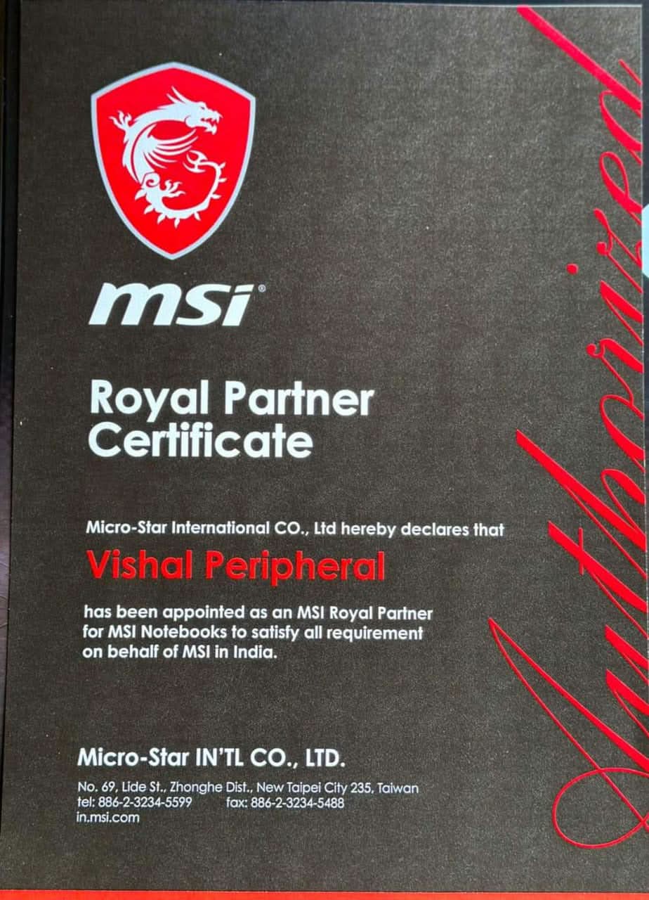 MSI CLAW 7 AI+ A2VM-039IN INTEL CORE ULTRA 7 258V EMBEDDED 32GB LPDDR5X/1TB PCIE GEN4X4 M.2 INTEL ARC GRAPHICS/WINDOWS11 HOME/MSI CLAW TRAVEL CASE/1 YEAR WARRANTY TERM