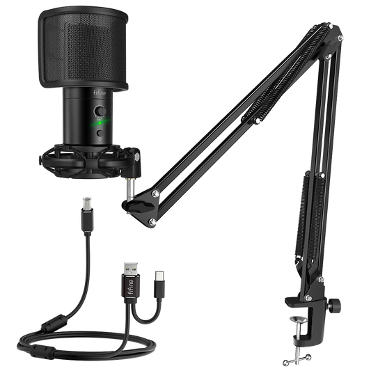 FIFINE T683 - USB MICROPHONE BLACK