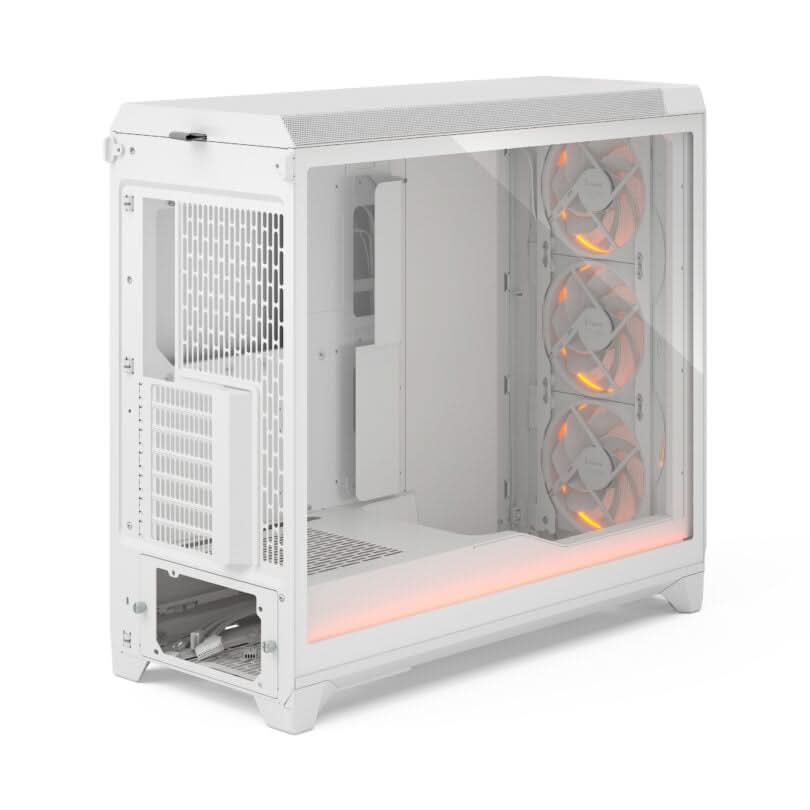 Fractal Design Meshify 3 XL Ambience Pro RGB White TG Clear Tint Full Tower Gaming Cabinet
