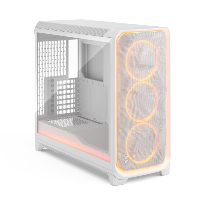 Fractal Design Meshify 3 XL Ambience Pro RGB White TG Clear Tint Full Tower Gaming Cabinet