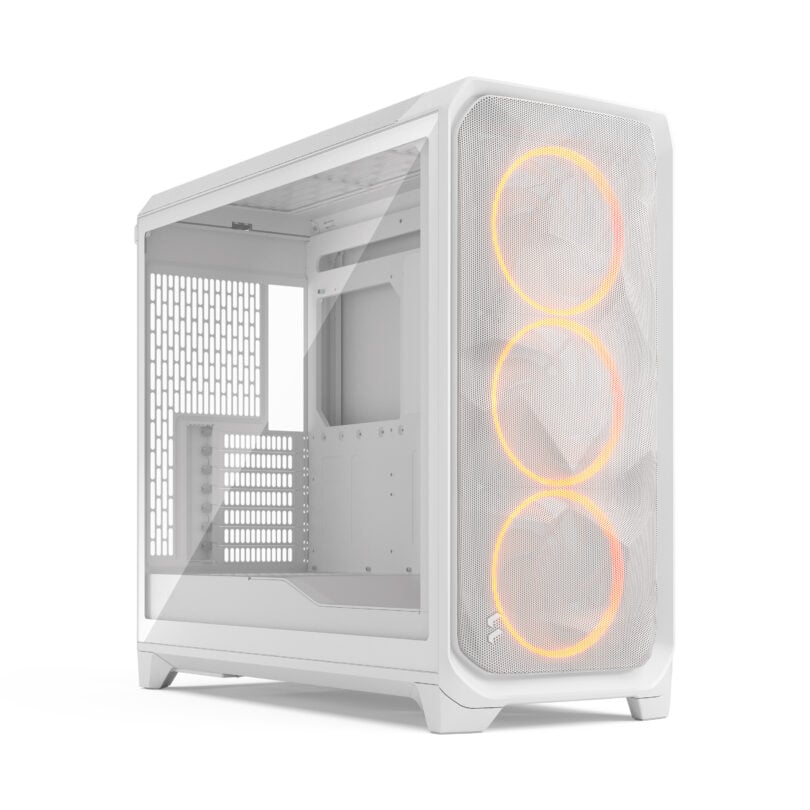 Fractal Design Meshify 3 XL White RGB TG Clear Tint Full Tower Gaming Cabinet