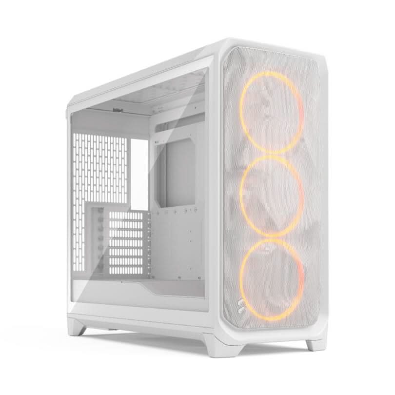 Fractal Design Meshify 3 XL White RGB TG Clear Tint Full Tower Gaming Cabinet