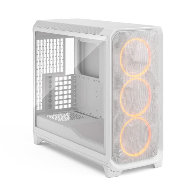 Fractal Design Meshify 3 XL White RGB TG Clear Tint Full Tower Gaming Cabinet
