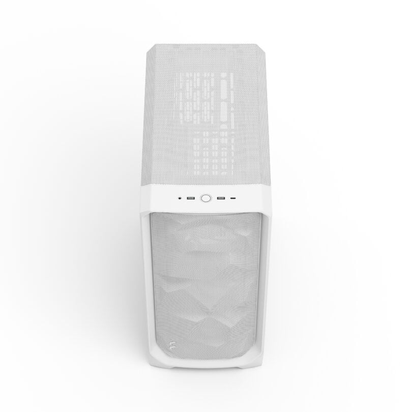 Fractal Design Meshify 3 White TG Clear Tint Mid Tower Gaming Cabinet