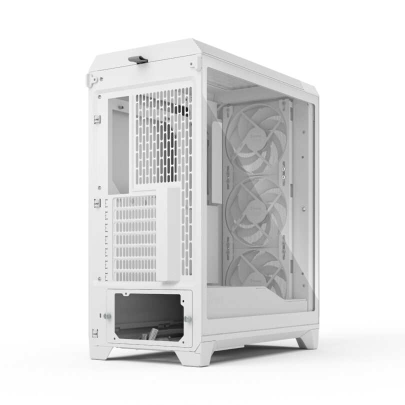Fractal Design Meshify 3 White TG Clear Tint Mid Tower Gaming Cabinet