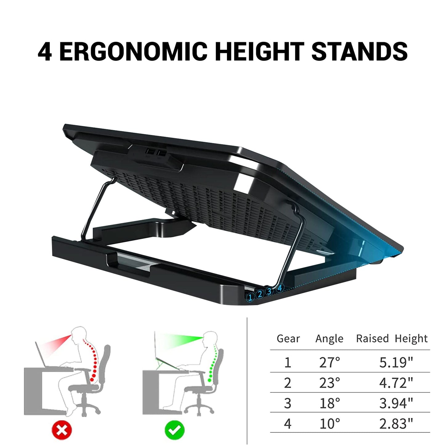 ANT ESPORTS LAPTOP GAMING COOLER (NC210)