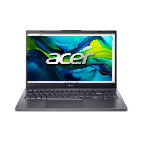 ACER ASPIRE 15 INTEL CORE 5-120U PROCESSOR LAPTOP (WINDOWS 11 HOME/16 GB/512 GB SSD/MICROSOFT OFFICE) A15-51M WITH 39.6 CM (15.6 INCH) FULL HD IPS DISPLAY, BACKLIT KEYBOARD, FINGERPRINT READER, STEEL GRAY NX.KS7SI.004