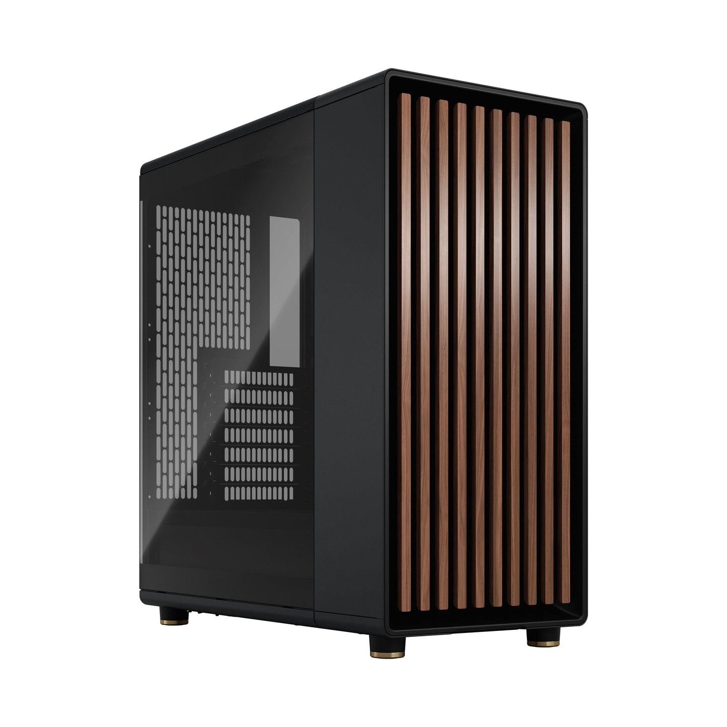 FRACTAL NORTH CHARCOAL BLACK TG DARK CABINET