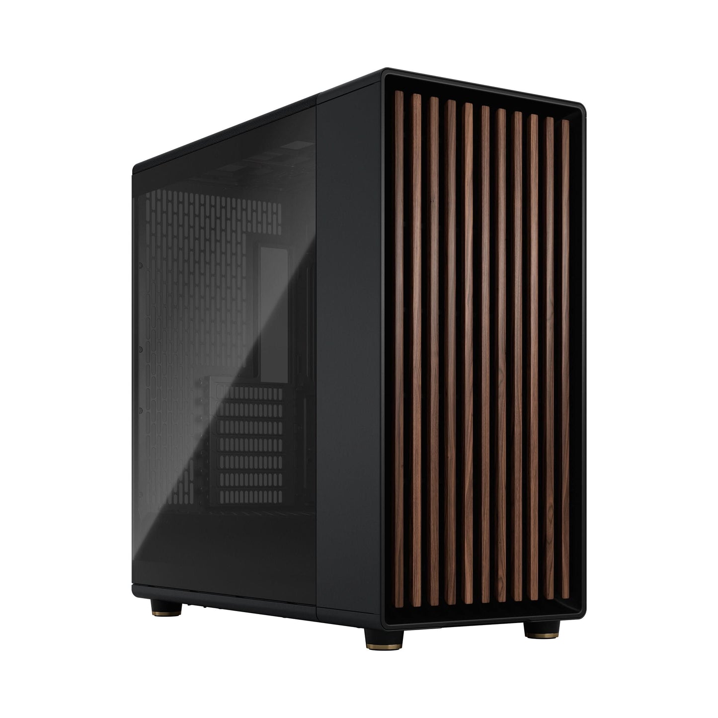 FRACTAL NORTH XL CHARCOAL BLACK TG DARK TINT CABINET