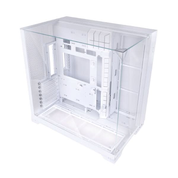 LIAN LI O11 VISION COMPACT WHITE E-ATX MID TOWER CASE G99.O11VPW.IN