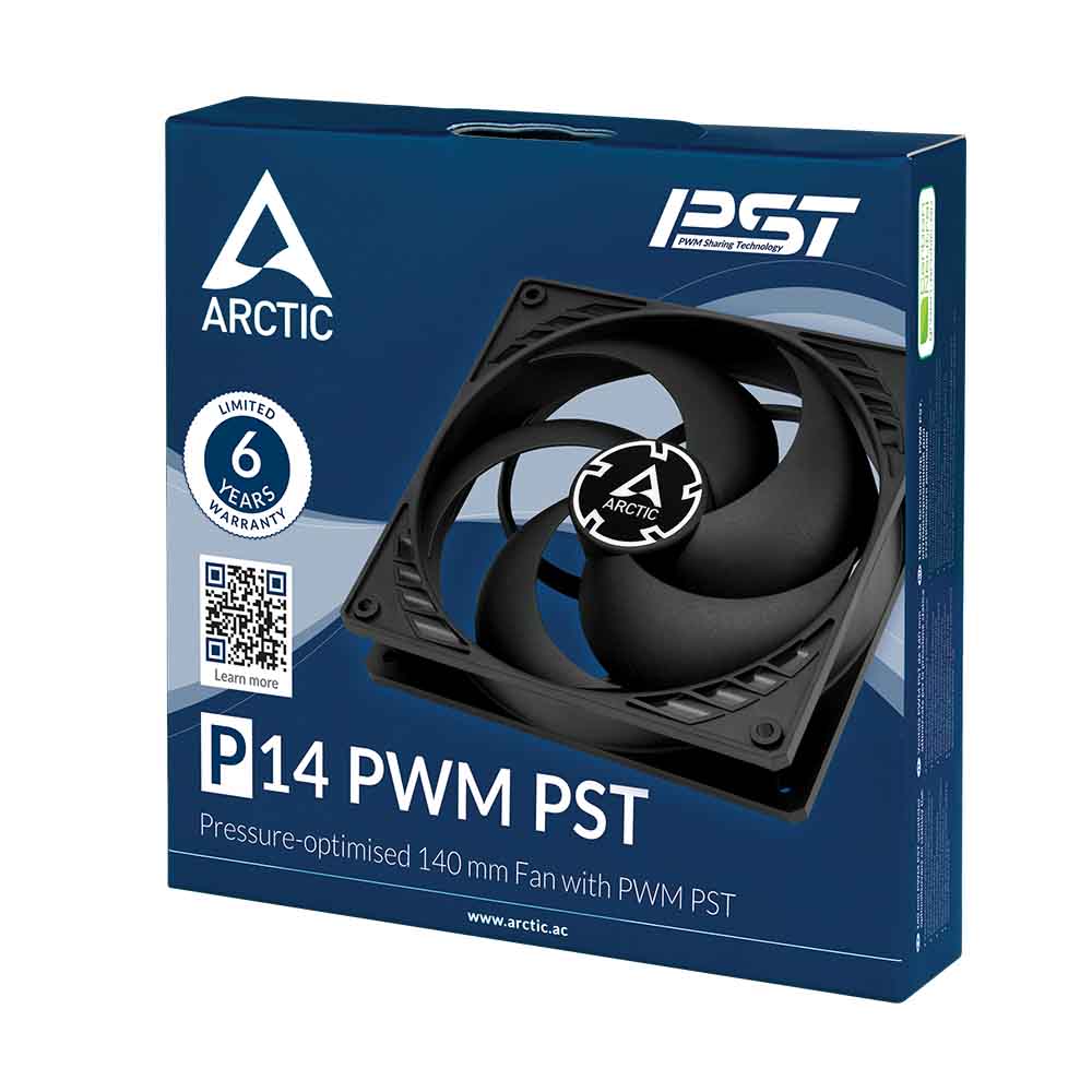 ARCTIC P14 PWM PST (BLACK) ACFAN00125A