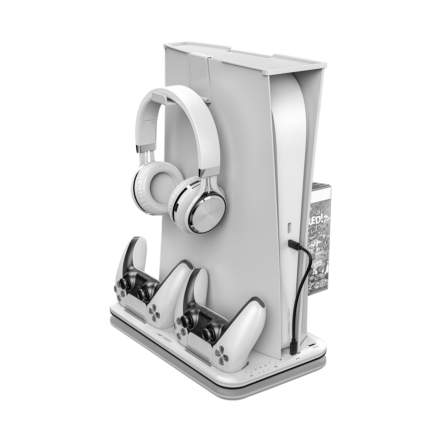 ANT ESPORT RGB DOCK5 RGB COOLING & CHARGING STATION (WHITE)