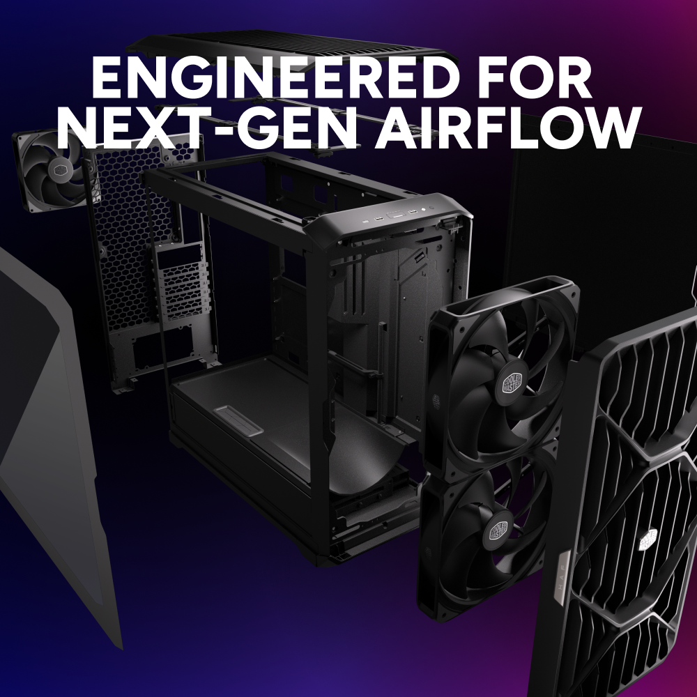 Cooler Master HAF II 500 Advanced Airflow ATX Mid-Tower Gaming Cabinet