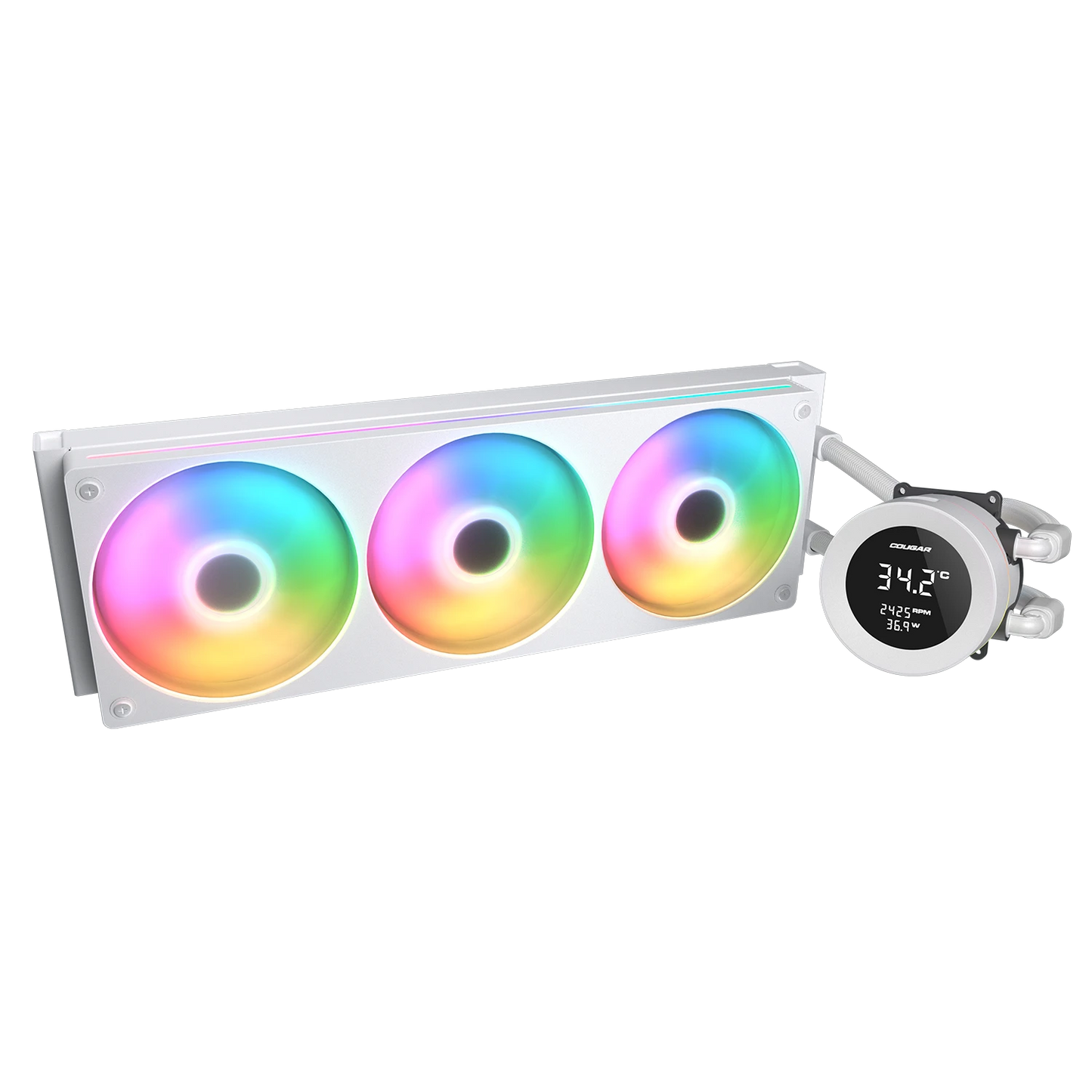 Cougar Poseidon Vistek ARGB 240 White Analog Liquid Cooler