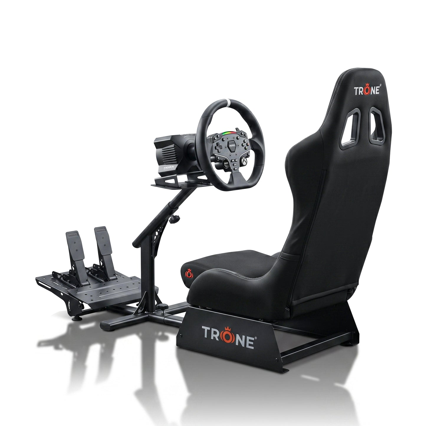TRONE RS1 Sim Racing Cockpit Bundle with MOZA R3 Direct Drive Racing Bundle
