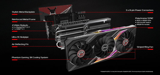 ASROCK AMD RADEON RX7900XTX 24GB PHANTOM GAMING OC GRAPHIC CARD