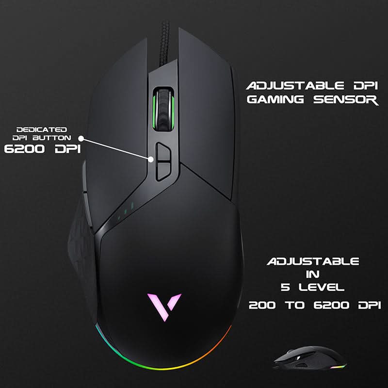 MOUSE-RAPOO-USB-VT30