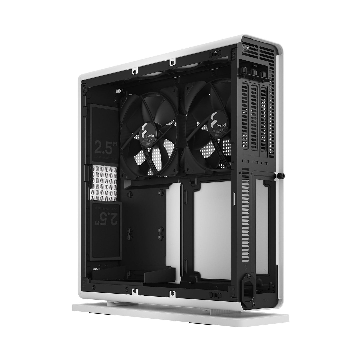 FRACTAL RIDGE MITX WHITE PCIE 4.0 CABINET