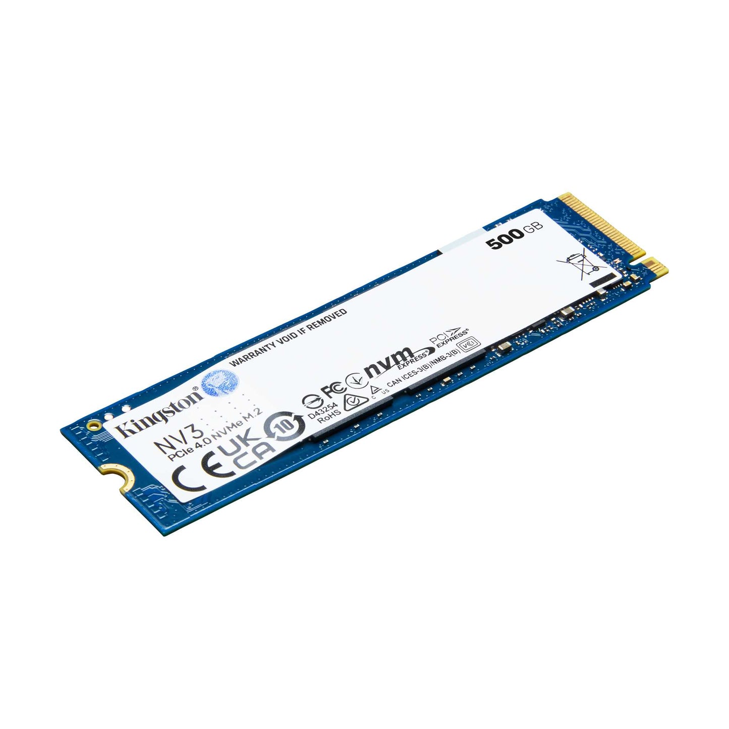 KINGSTON 500G NV3 M.2 2280 NVME SSD SNV3S/500G