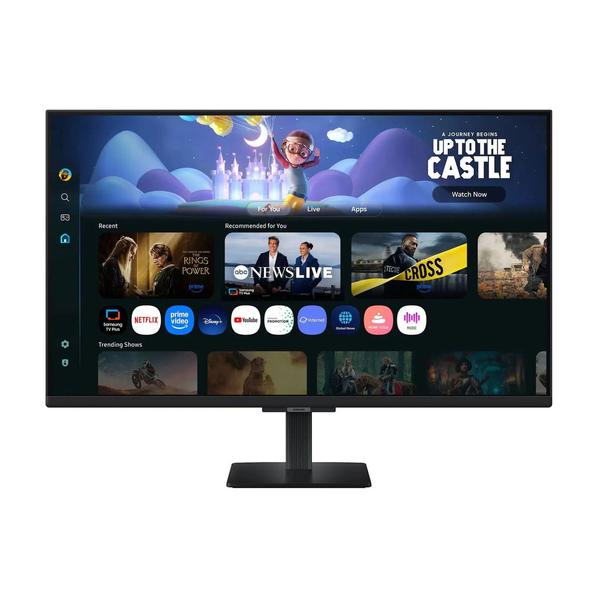 Samsung 32 Inch Smart Monitor M5 Full HD, VA Panel, Smart TV Apps, HDR10, Built-in Speakers, Wi-Fi, Bluetooth, LS32FM500EWXXL