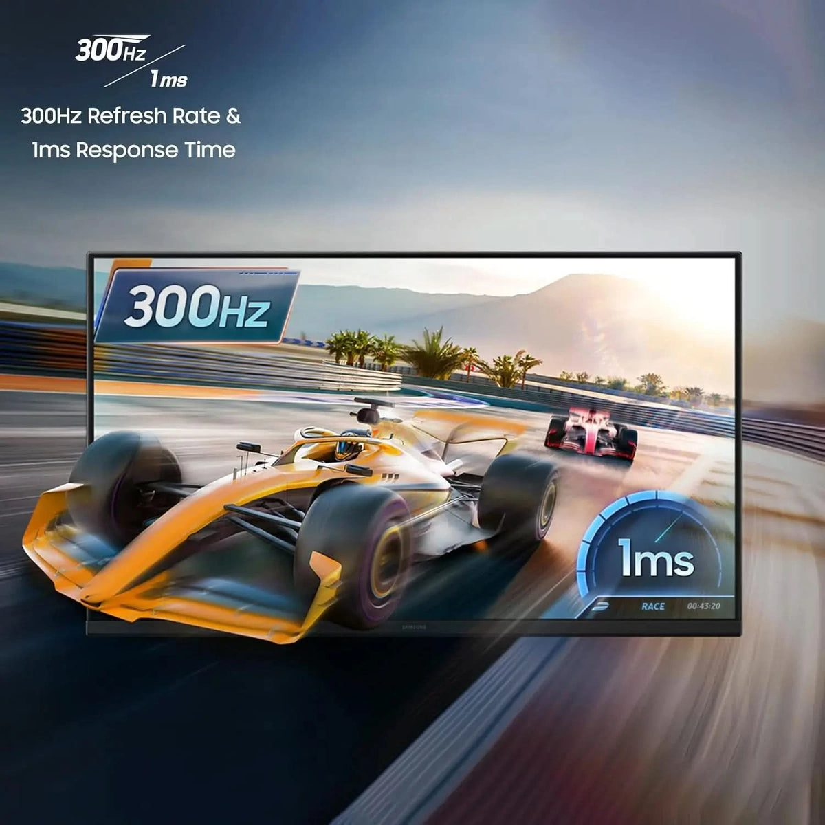 Samsung 25 Inch LS25HG400EW Gaming Monitor, Full HD Display, High Refresh Rate, AMD FreeSync, HDMI