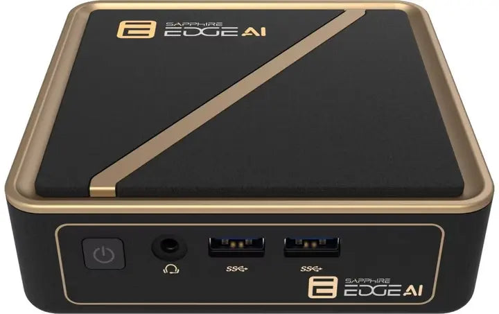 Sapphire Edge AI 370 Barebone AMD Ryzen AI 9 HX 370 with 2xSODIMM DDR5, 3xM.2 Slots