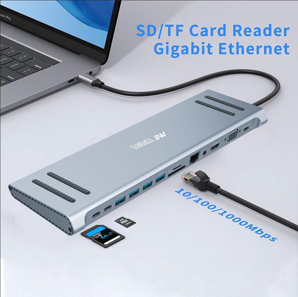 ANT ESPORTS 13-IN-1 MULTIFUNCTIONAL DOCKING STATION (AEC1310)