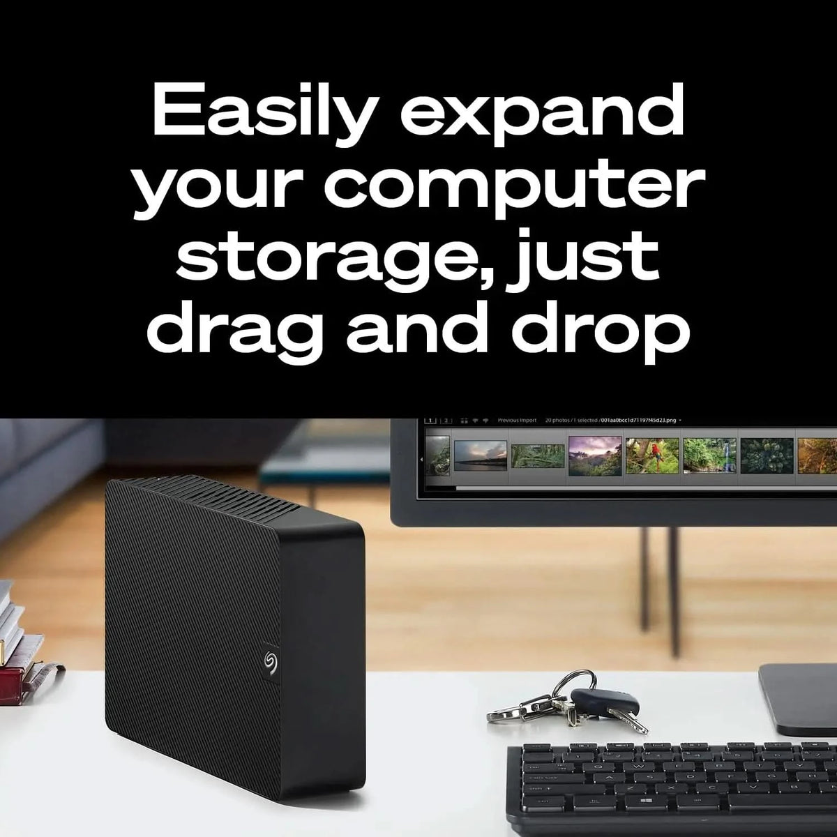 Seagate Expansion 12TB External Desktop Hard Drive