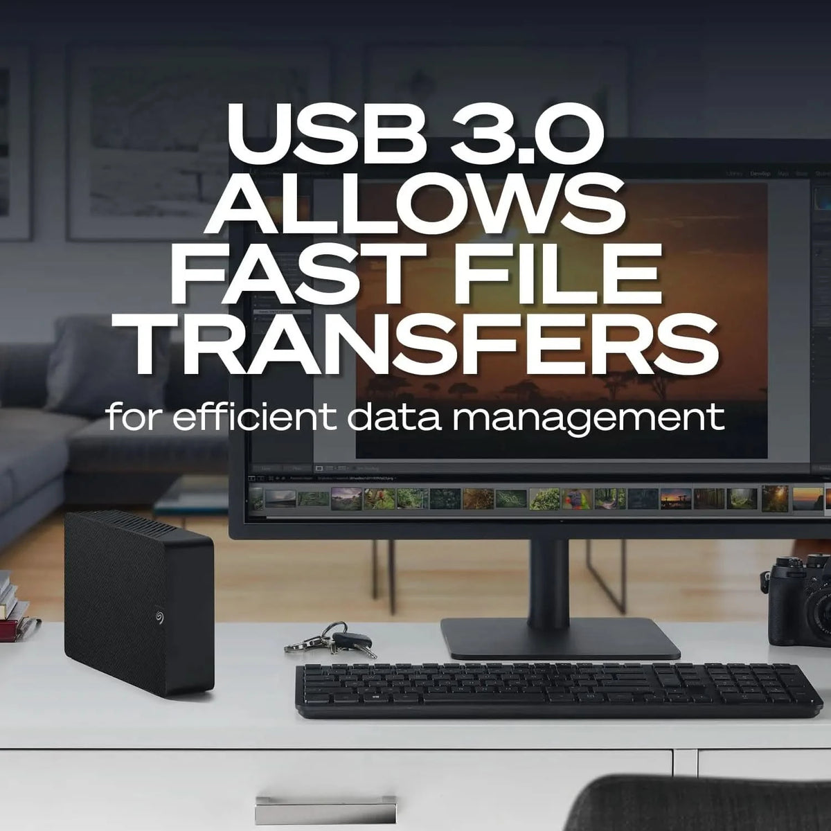 Seagate Expansion 12TB External Desktop Hard Drive