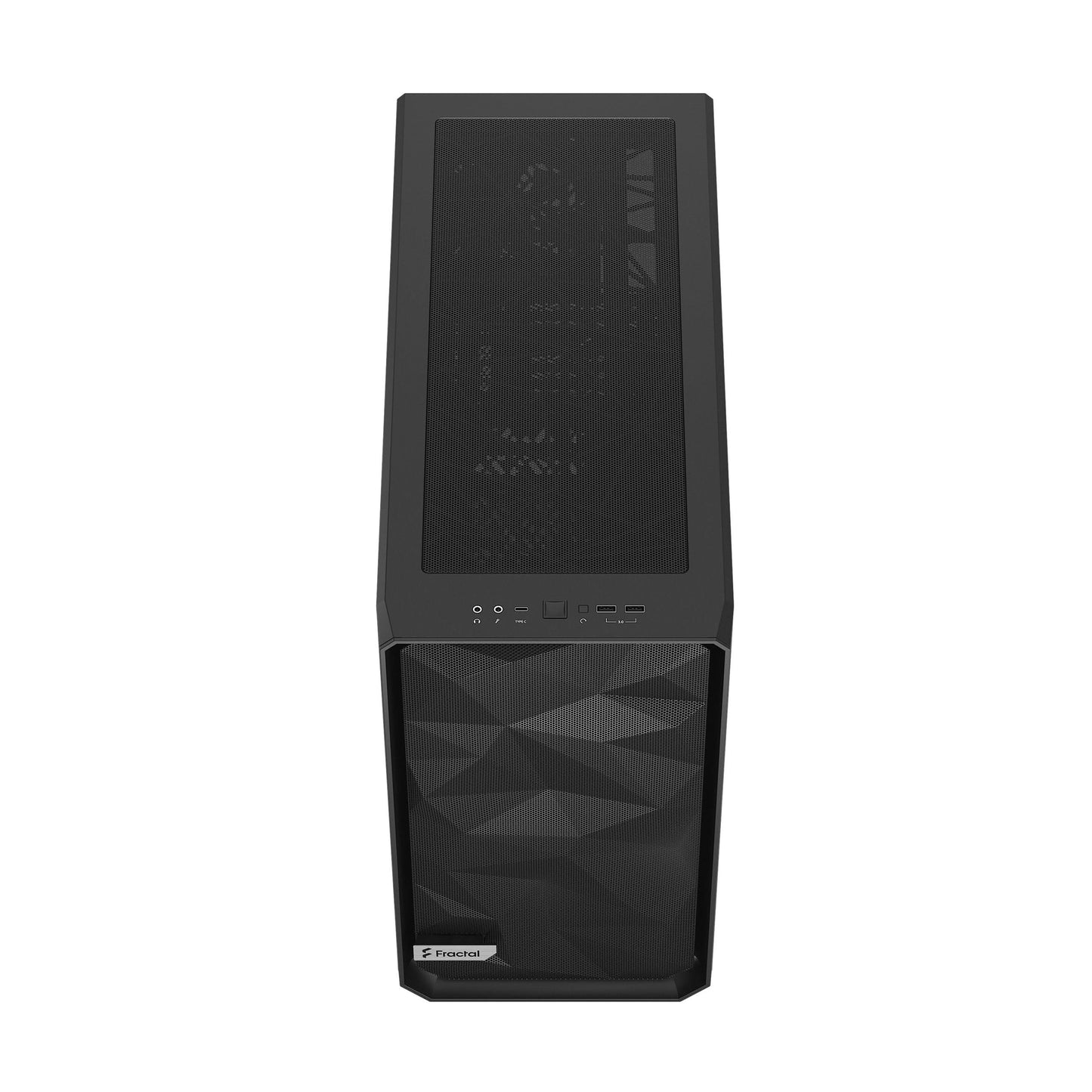 FRACTAL MESHIFY 2 BLACK TG DARK TINT CABINET
