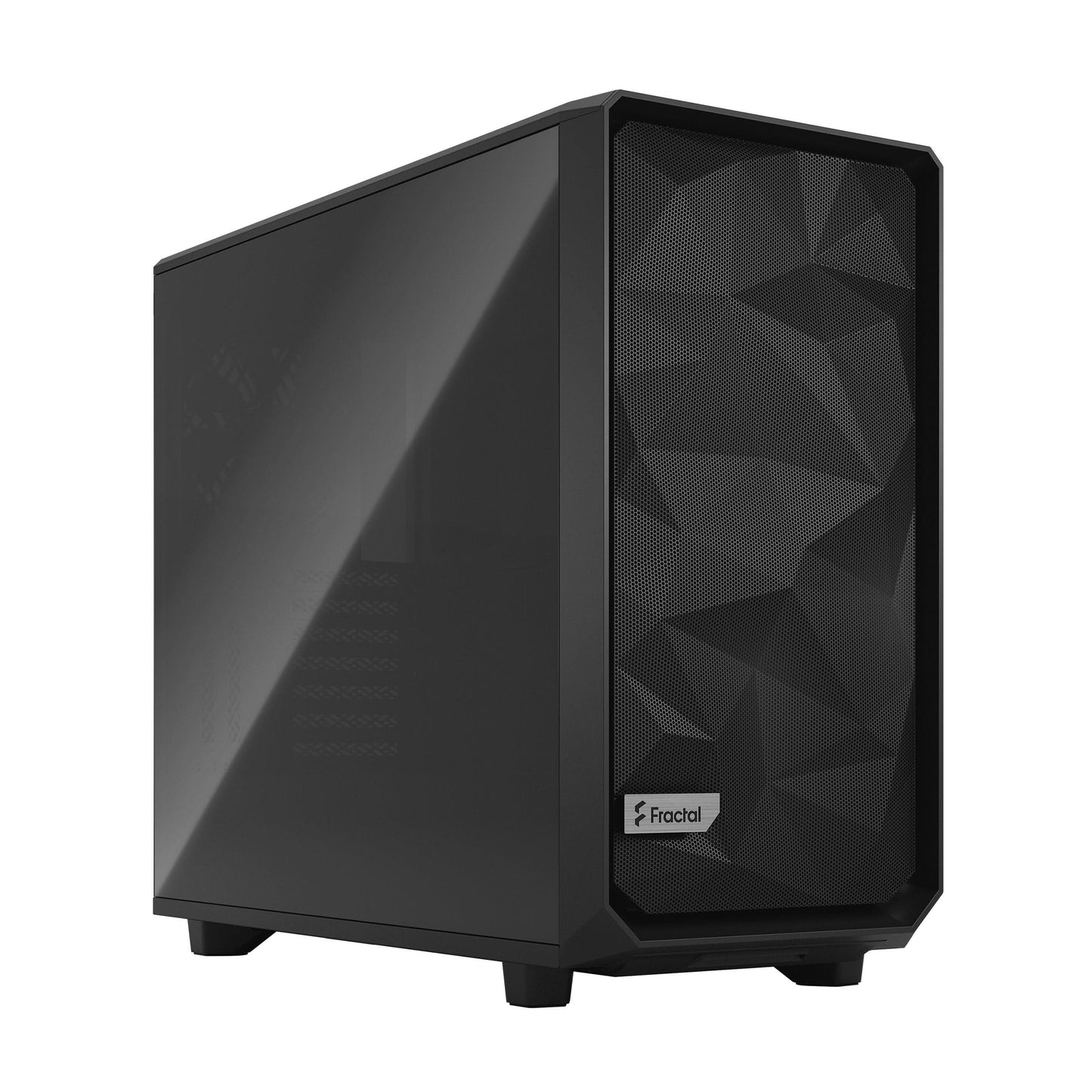 FRACTAL MESHIFY 2 BLACK TG DARK TINT CABINET
