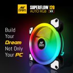 ANT ESPORTS SUPERFLOW 120 AUTO RGB CABINET FAN