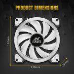 ANT ESPORTS SUPERFLOW 120 AUTO RGB CABINET FAN