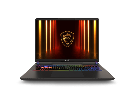 MSI Vector 16 HX AI A2XWHG-443IN Gaming Laptop Intel Core Ultra 7 255HX, 16GB DDR5-6400, 1TB NVMe , NVIDIA GeForce RTX 5070 Ti Laptop GPU, 12GB GDDR7, QHD+(2560 x 1600), 240Hz, , 24-Zone RGB Gaming Keyboard with Copilot Key, Windows 11 Home