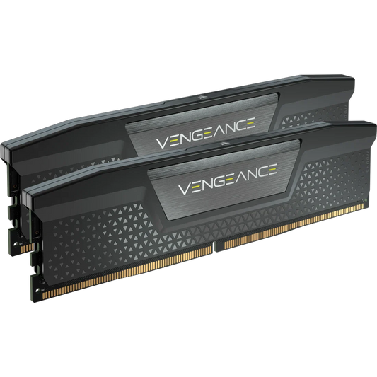 CORSAIR VENGEANCE RGB DDR5 RAM 64GB (2X32GB) 6000MHZ CL40 AMD EXPO ICUE COMPATIBLE COMPUTER MEMORY - GRAY (CMK64GX5M2B6000C38)