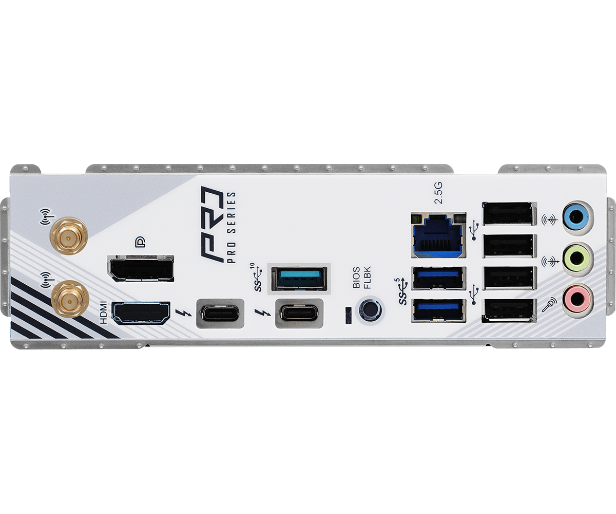 ASROCK Z890 PRO RS WIFI WHITE MOTHERBOARD