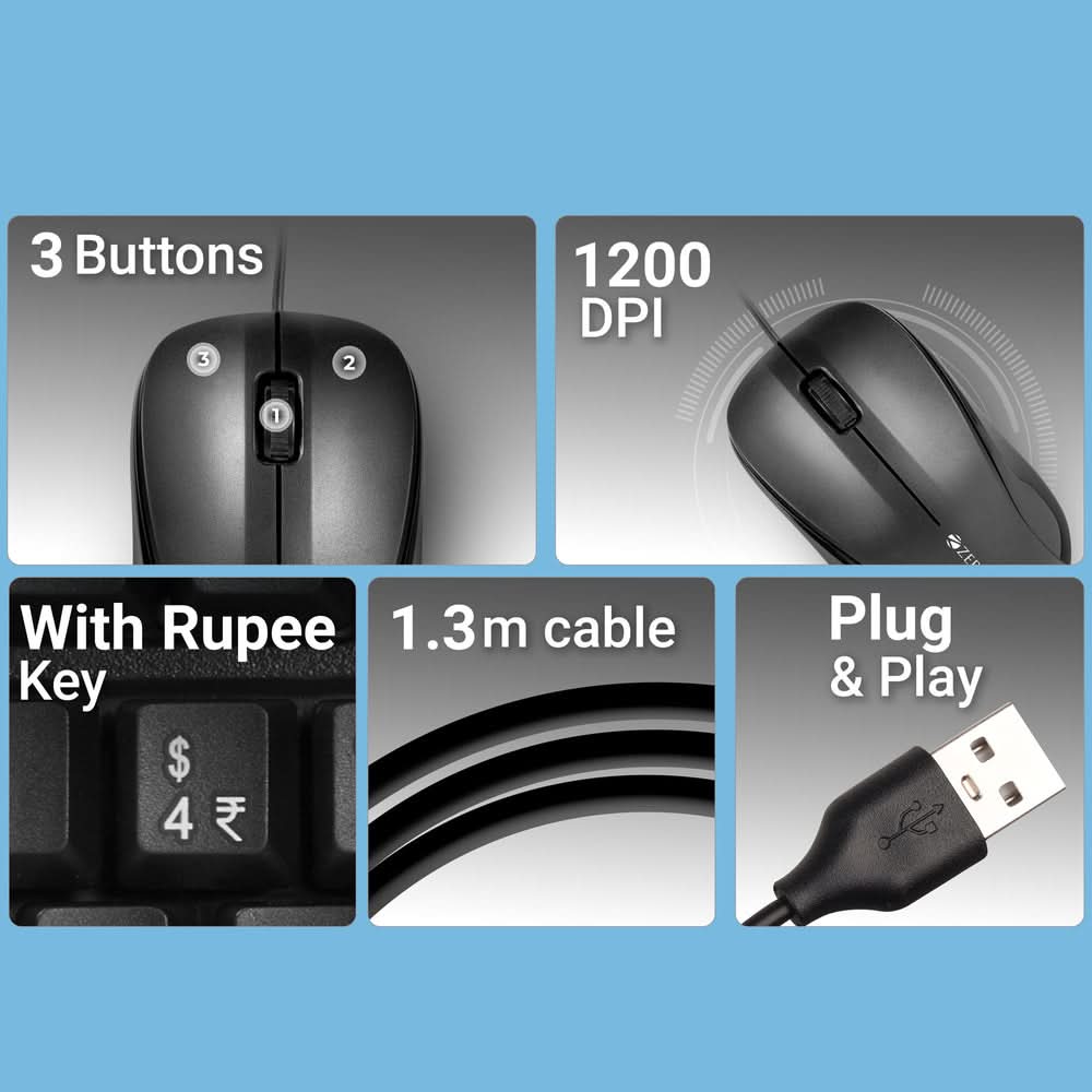 ZEBRONICS SET JUDWA 850 KEYBOARD